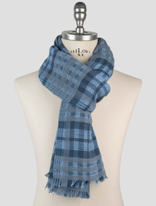 Kiton Multicolor Silk Wool Scarf