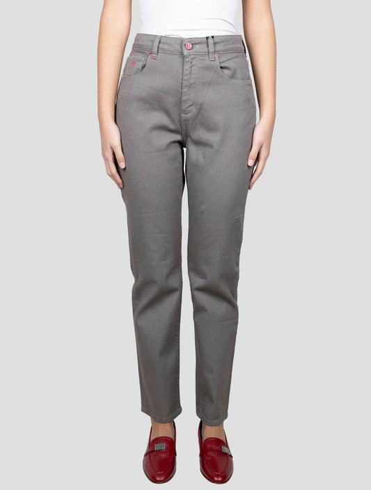 Kiton Taupe Cotton Ea Jeans