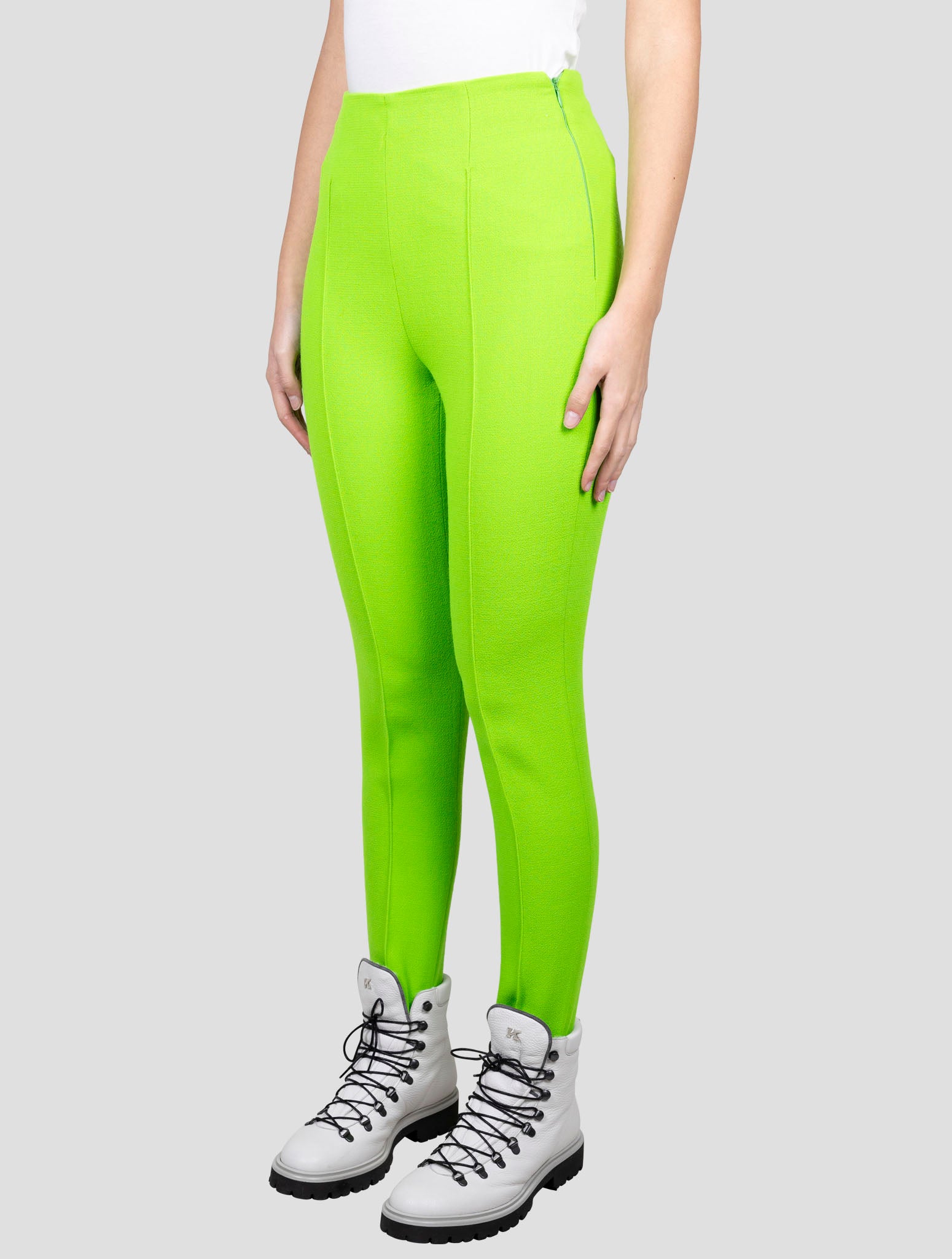 Kiton Green Wool Pants