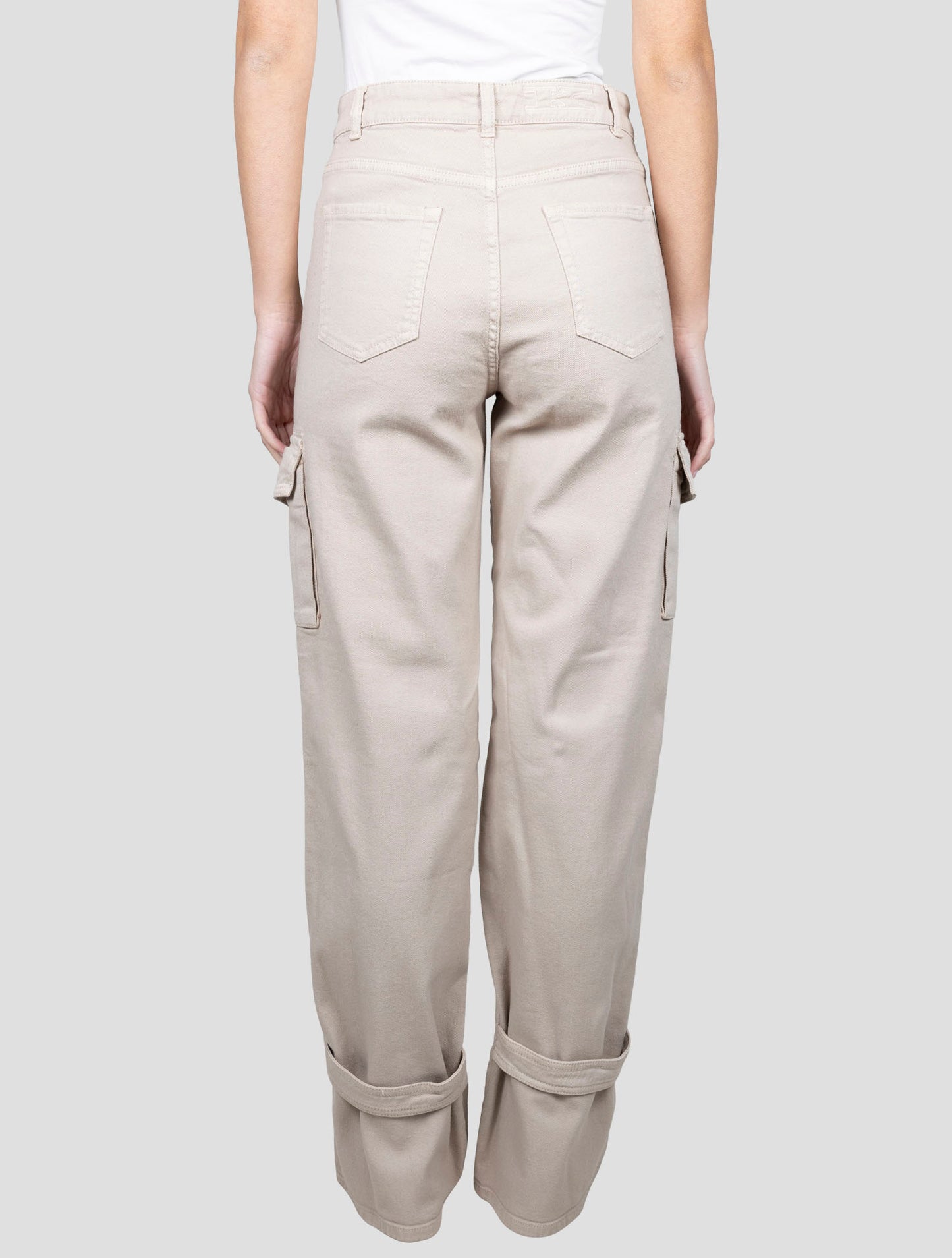 Kiton Beige Cotton Ea Cargo Jeans