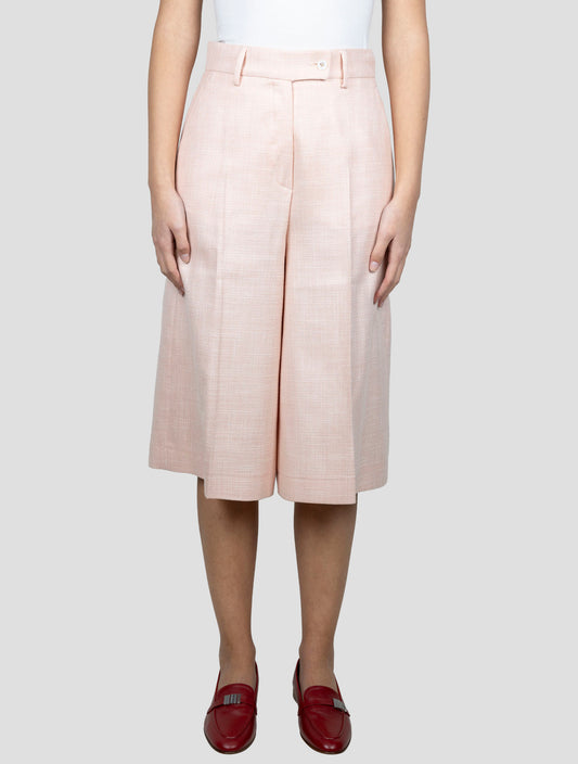 Kiton Pink Cashmere Silk Cotton Short Pants