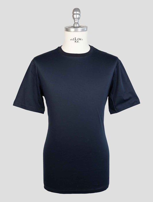 Kiton Blue Cotton Ea T-Shirt