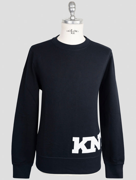 Kiton Knt Blue  Cotton Sweater