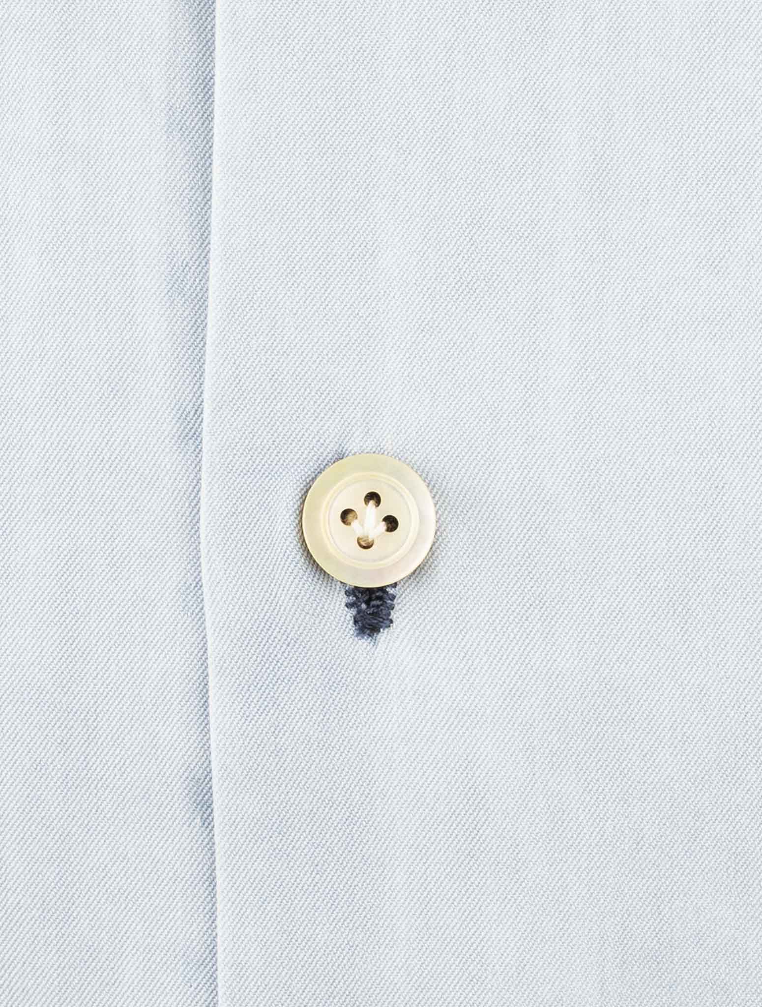 Kiton Light Blue Cotton Shirt