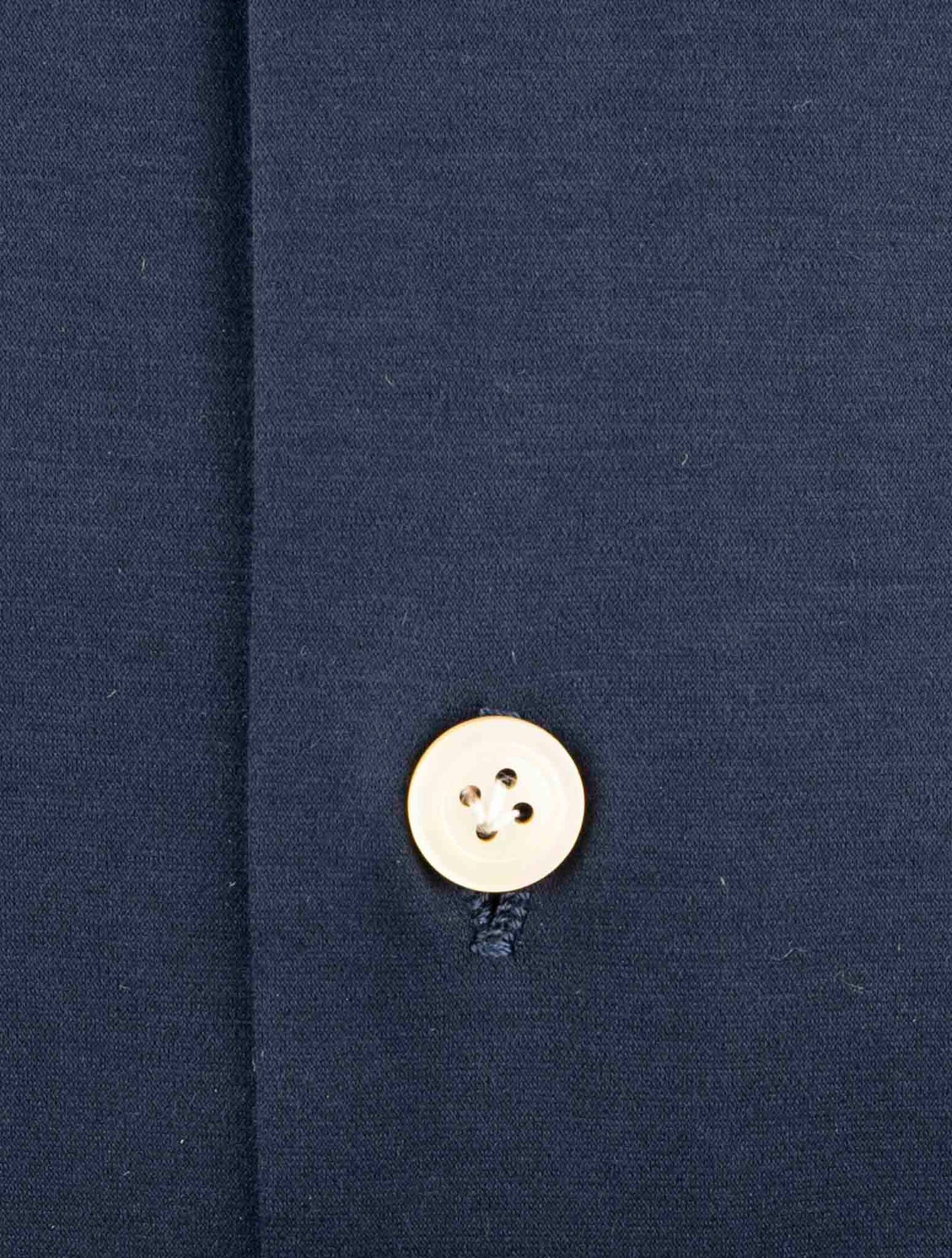 Kiton Blue Cotton Shirt