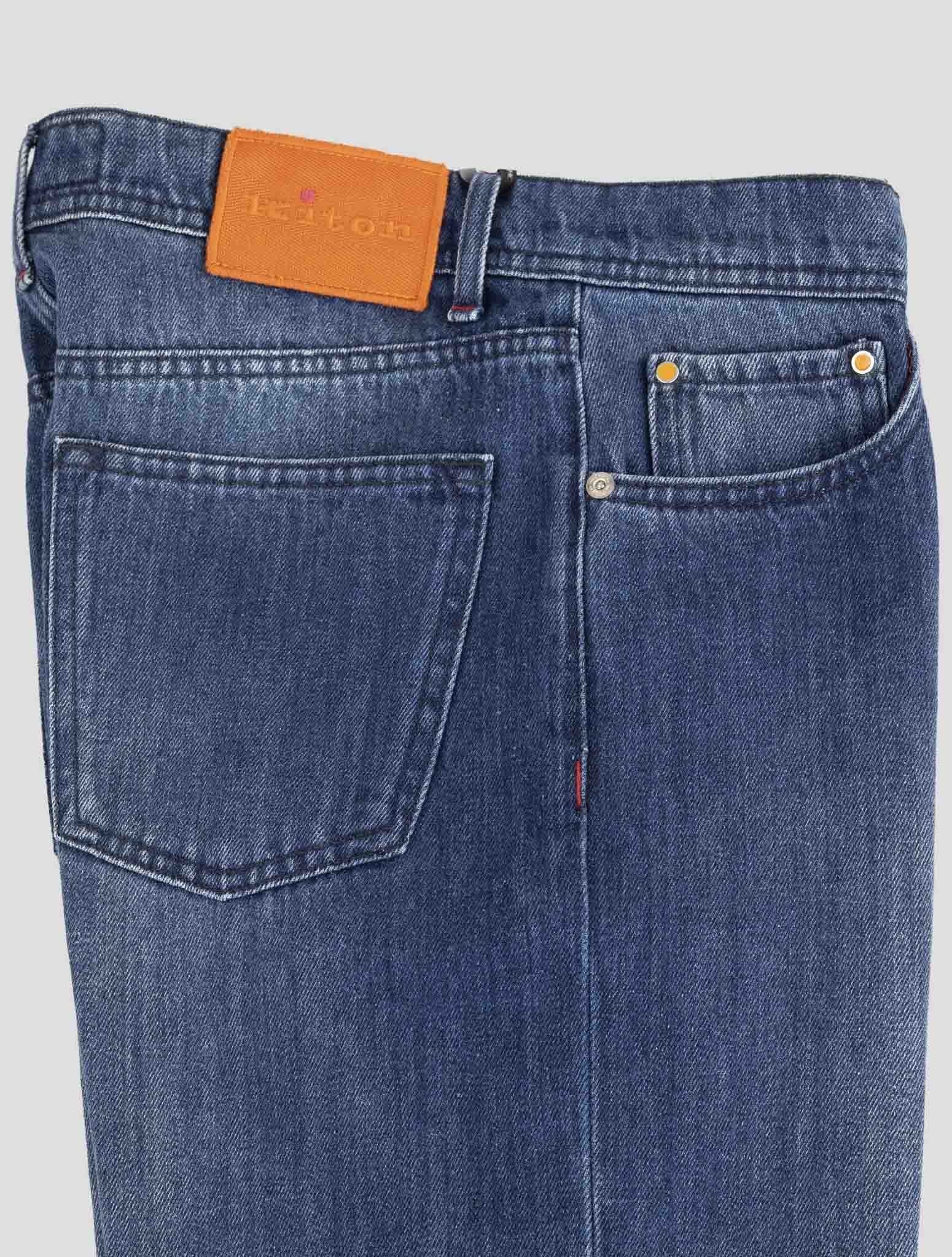 Kiton Denim Cotton Wool Pa Jeans