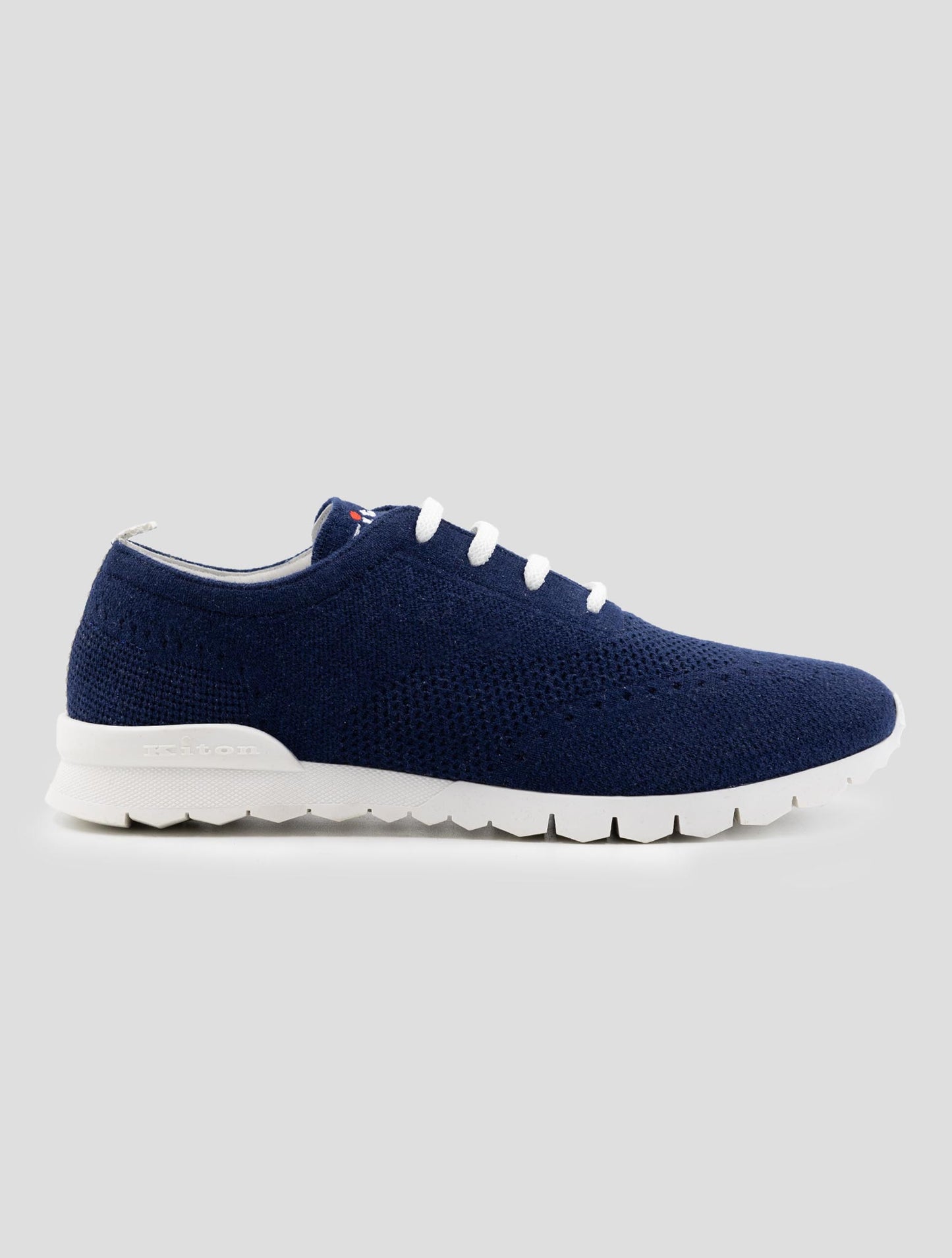 Kiton Blue Cashmere Sneakers