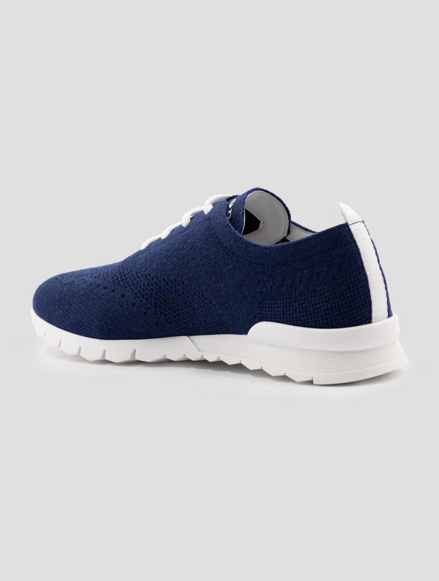 Kiton Blue Cashmere Sneakers