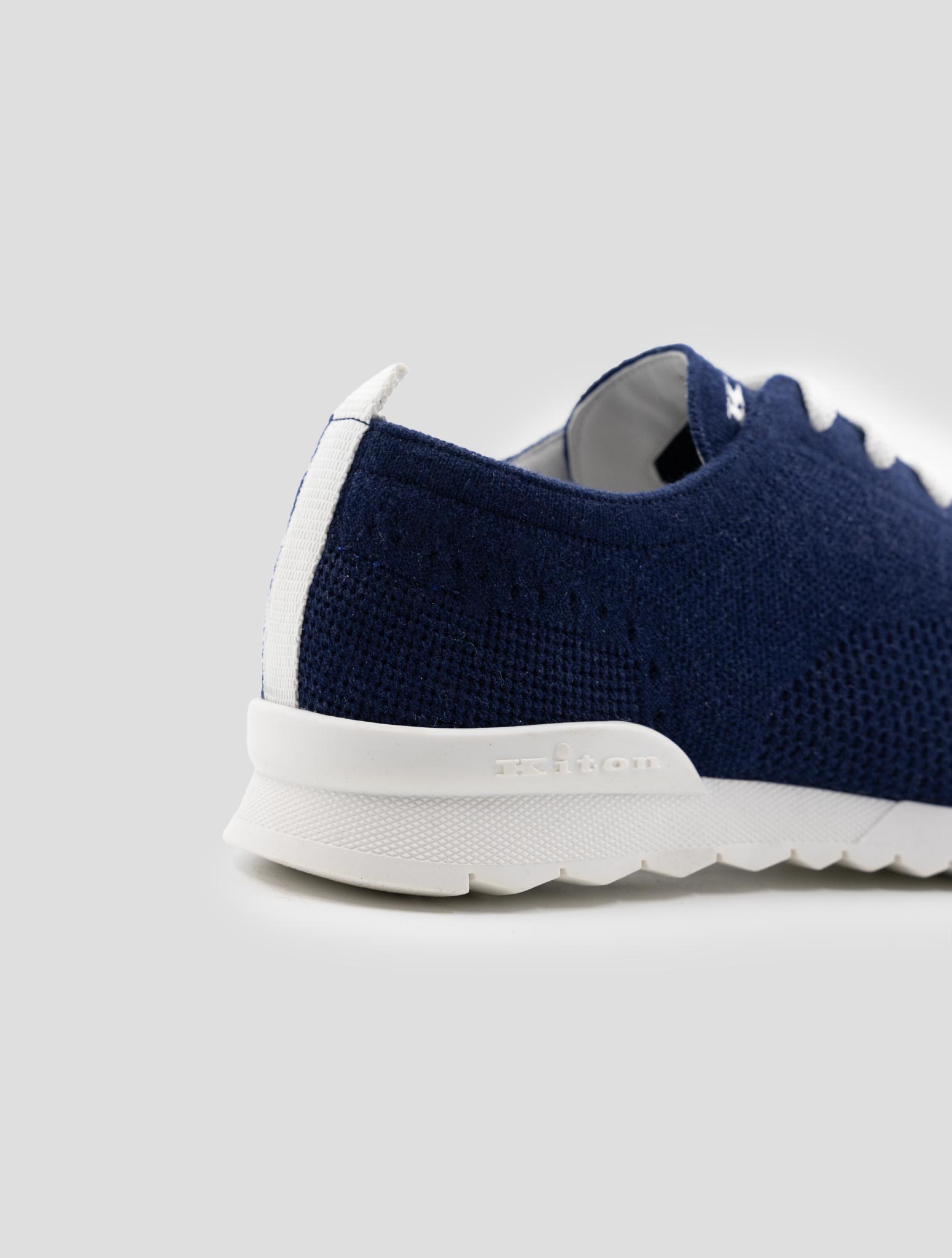 Kiton Blue Cashmere Sneakers