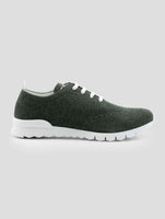 Kiton Green Cashmere Pl Sneakers