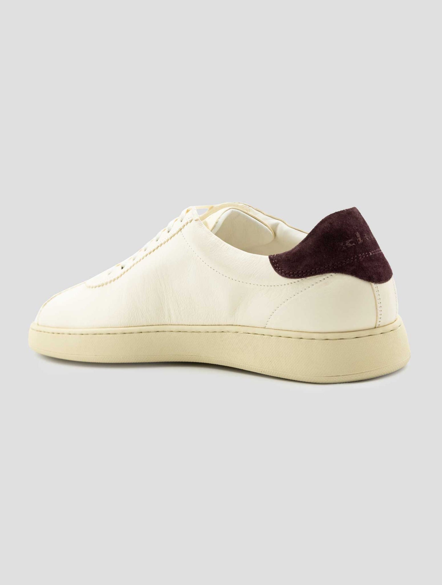 Kiton White Leather Sneakers