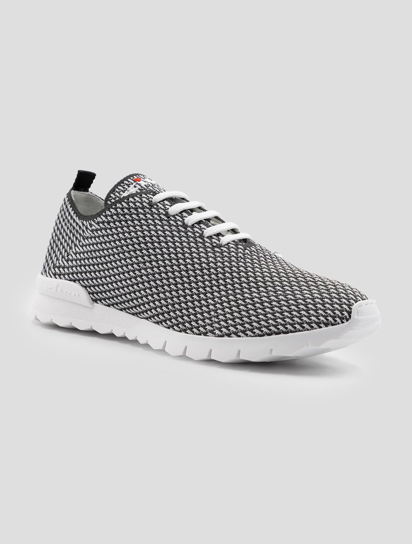 Kiton Black White Pl Pa Sneakers