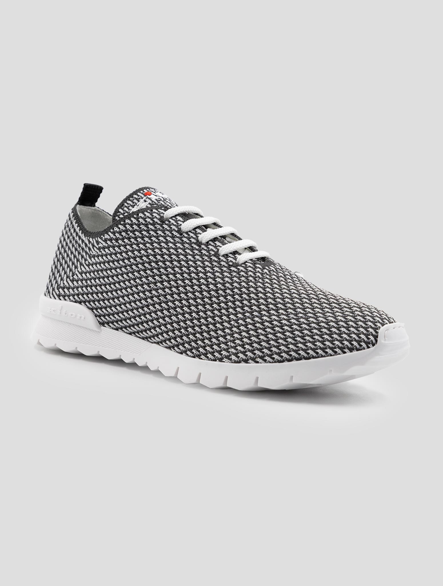 Kiton Black White Pl Pa Sneakers