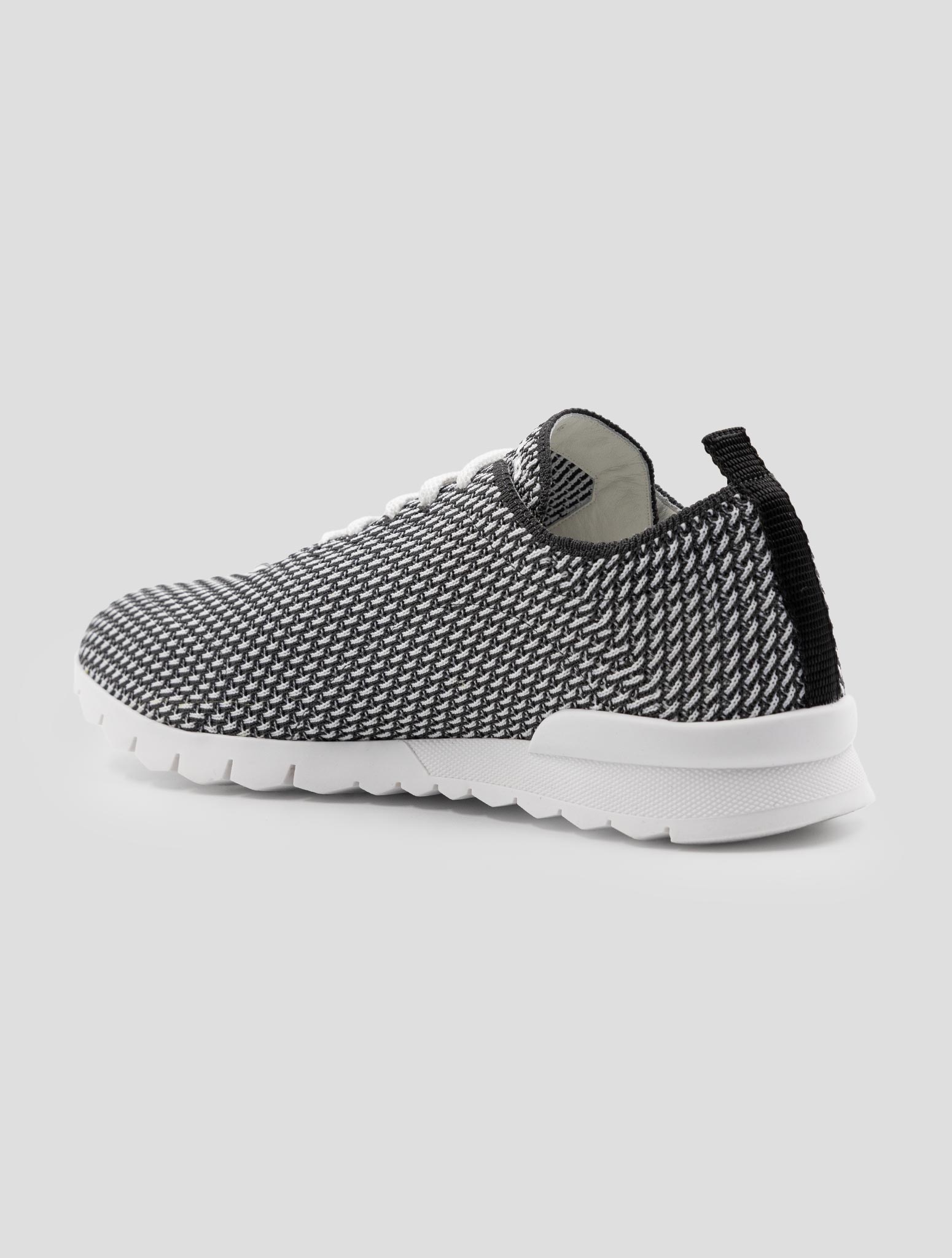 Kiton Black White Pl Pa Sneakers