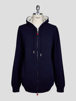 Kiton Blue Wool Sweater