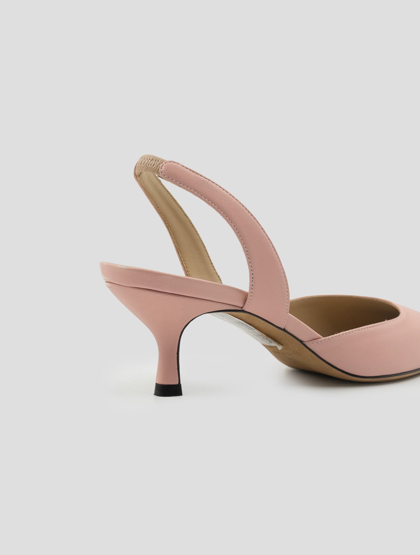 Kiton Pink Leather Slingbacks