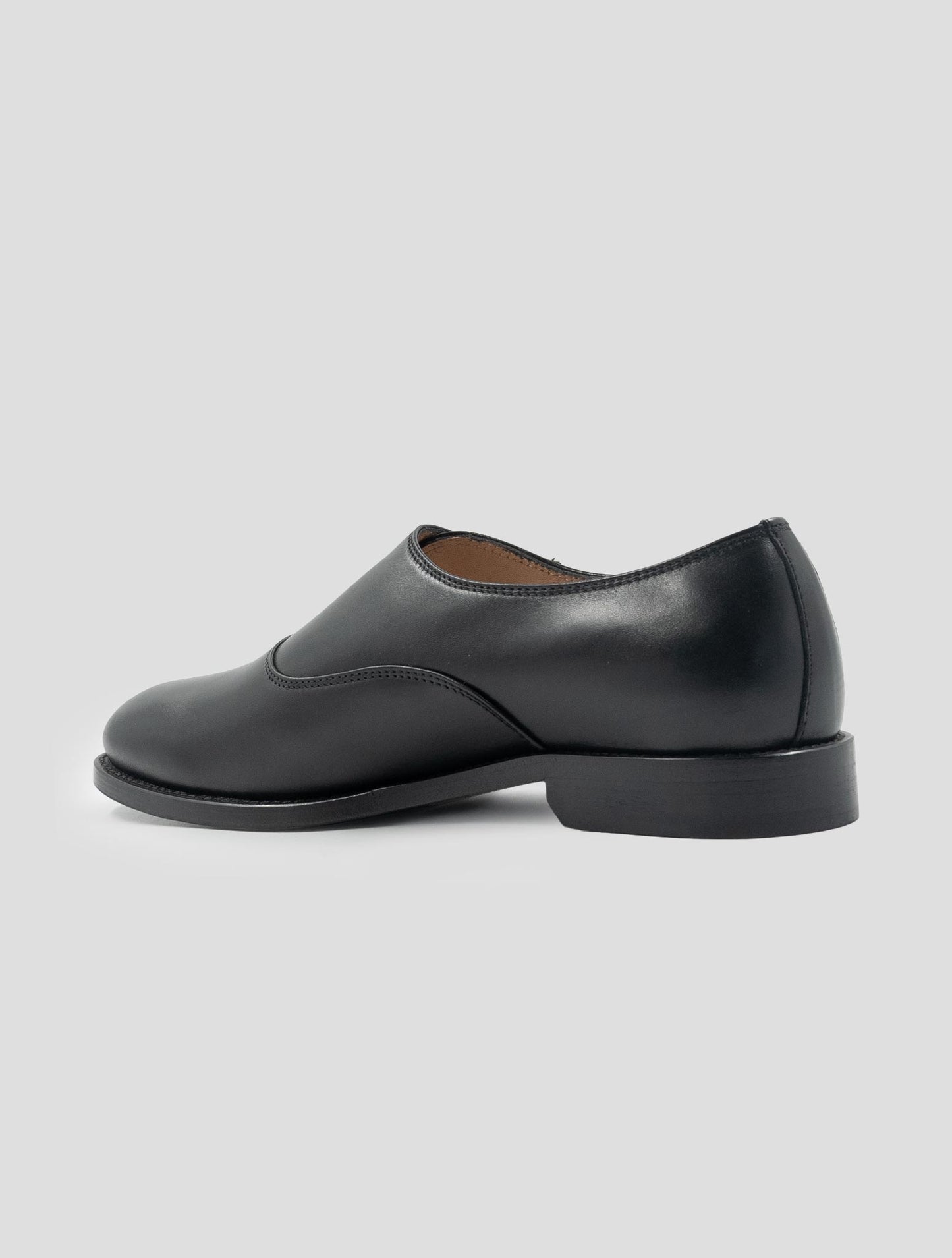 Kiton Black Leather Dress Shoes