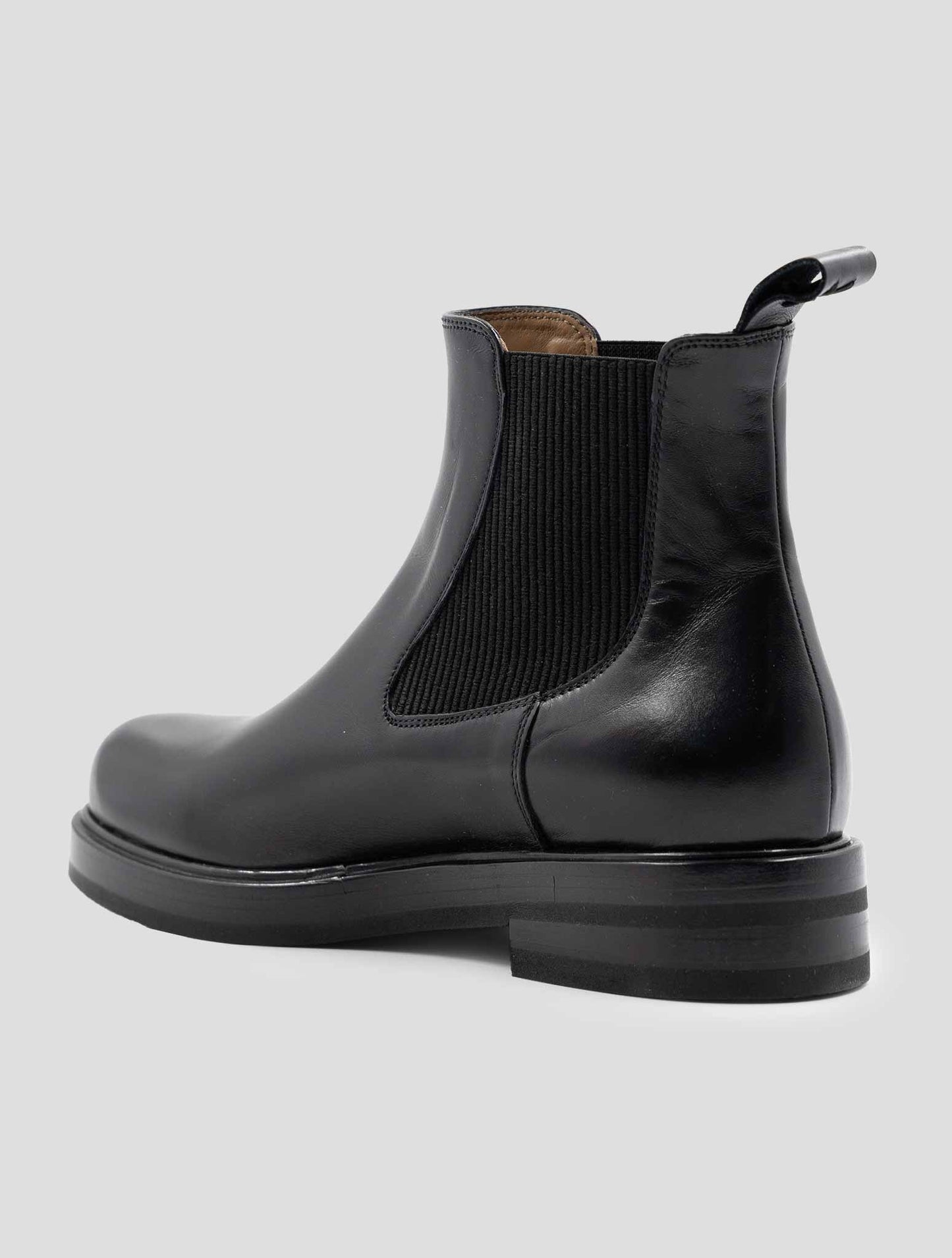Kiton Black Leather Boots