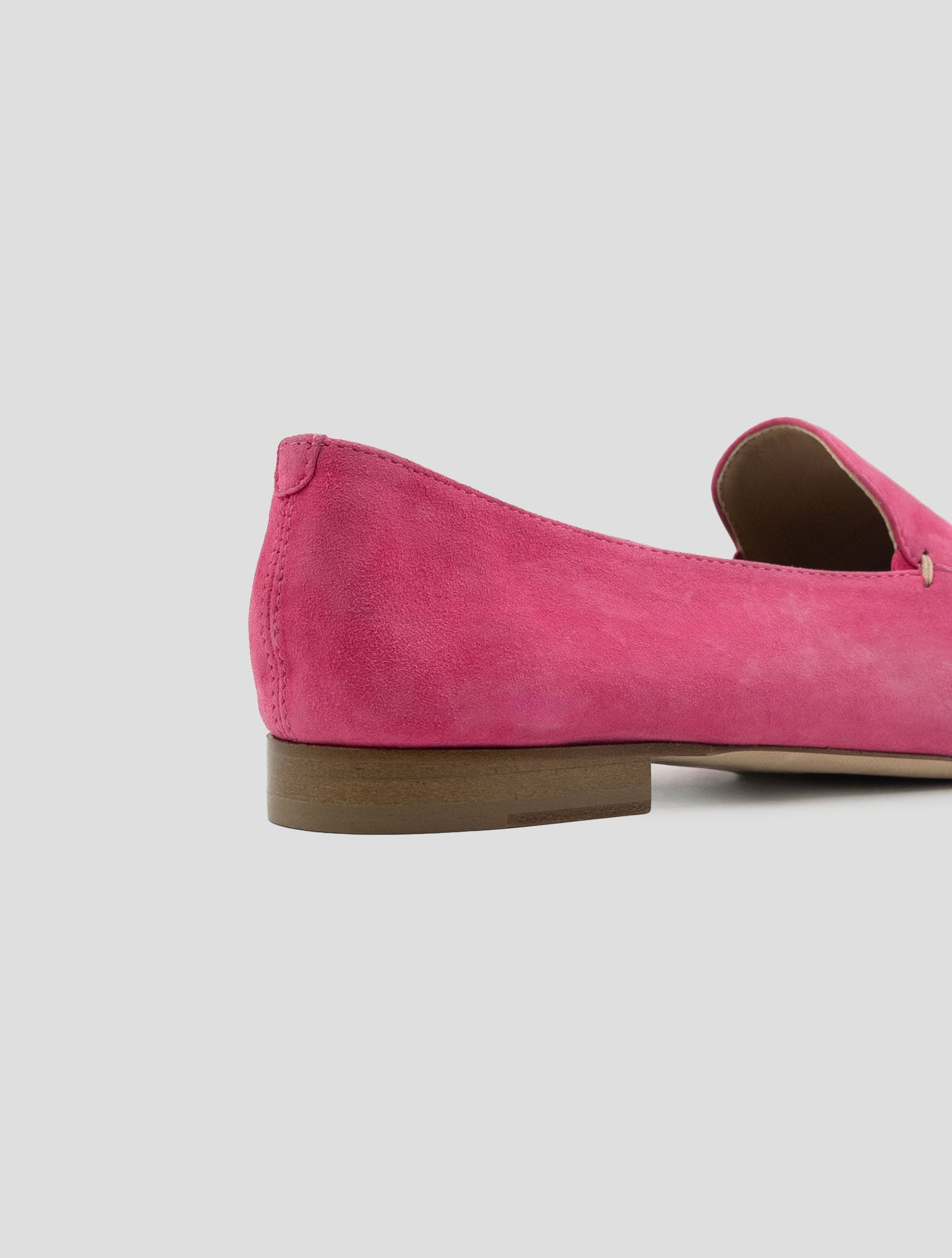 Kiton Pink Leather Suede Loafers