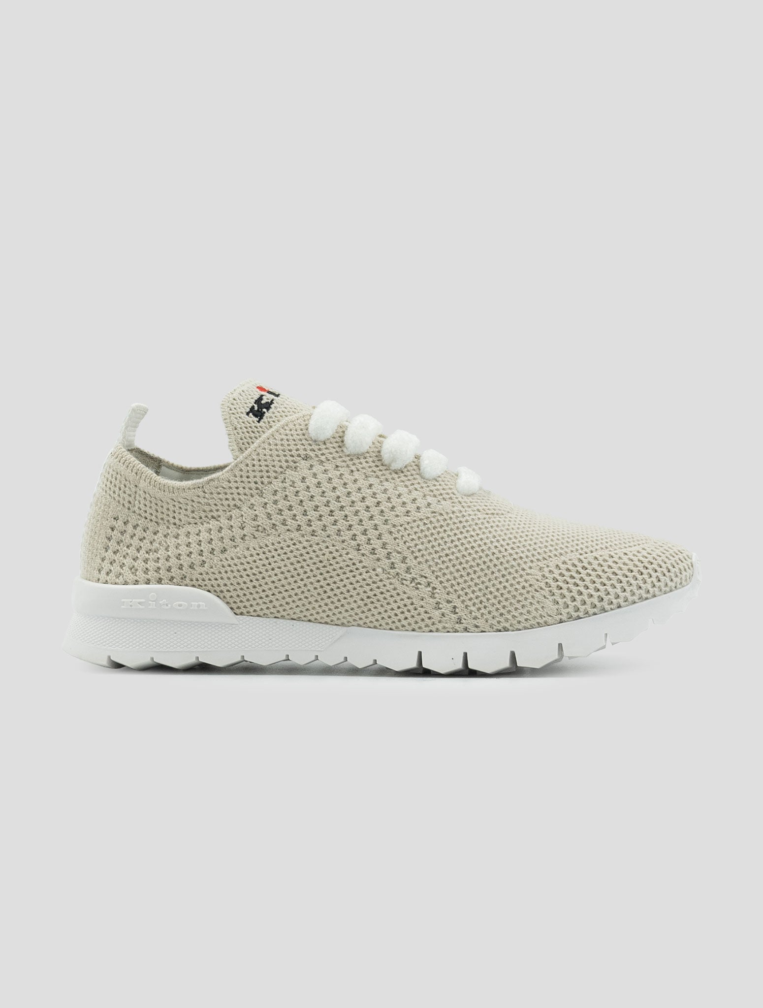 Kiton Beige Cashmere Pl Sneakers