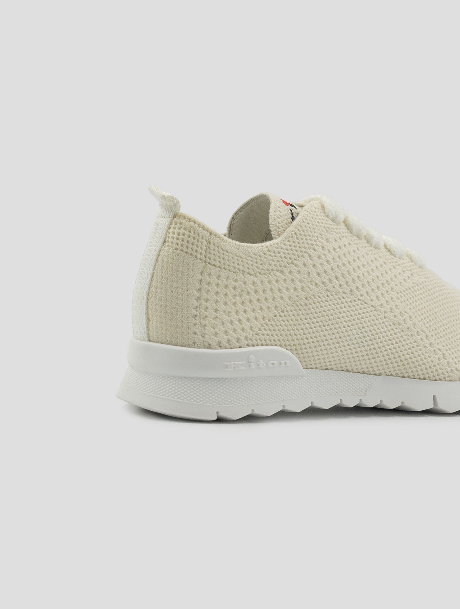 Kiton Beige Cashmere Pl Sneakers