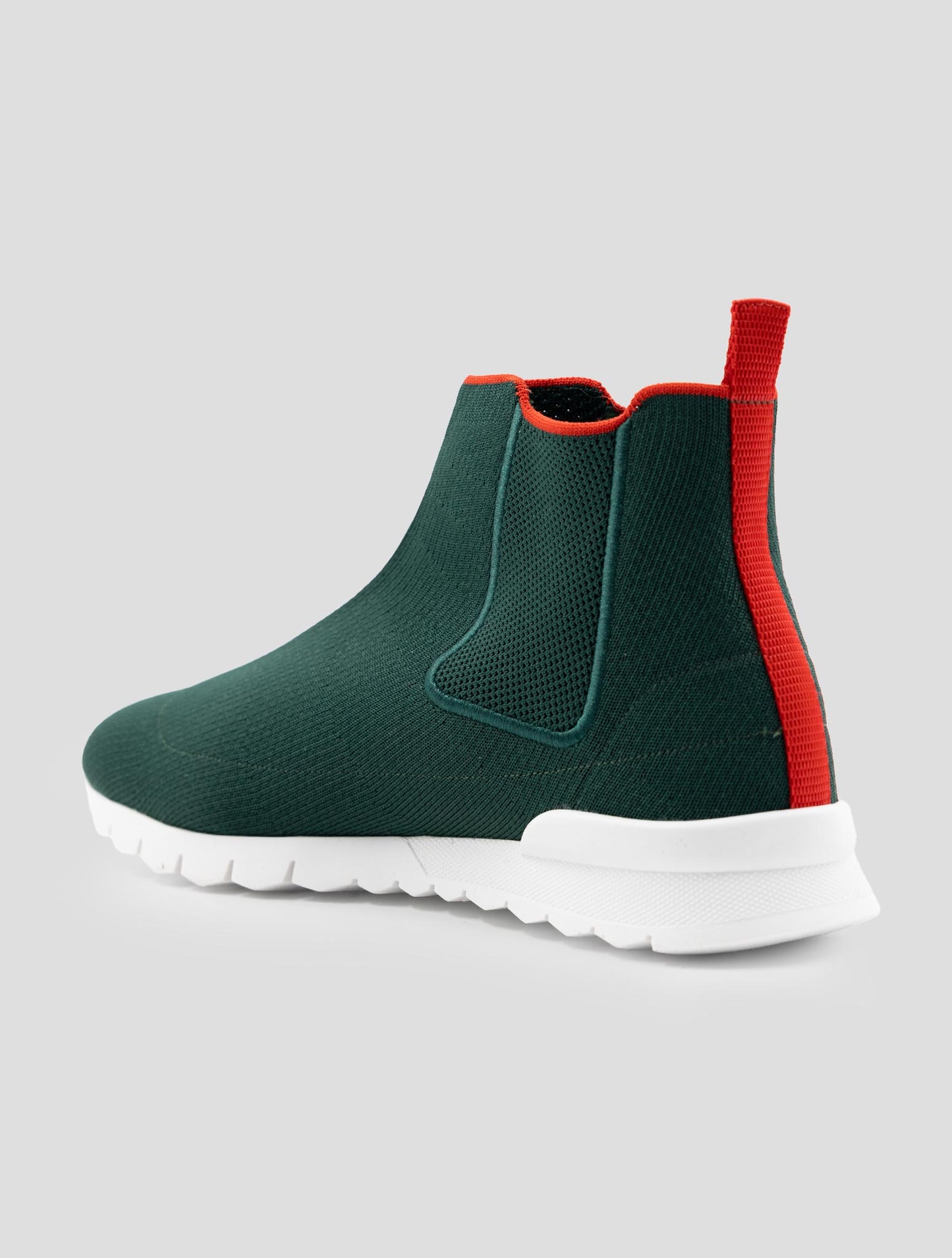 Kiton Green Cotton Ea Sneakers