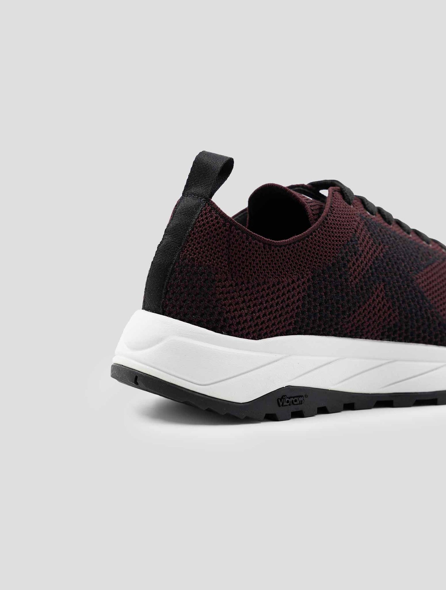 Kiton Bordeaux Pl Tpu Wool Sneakers