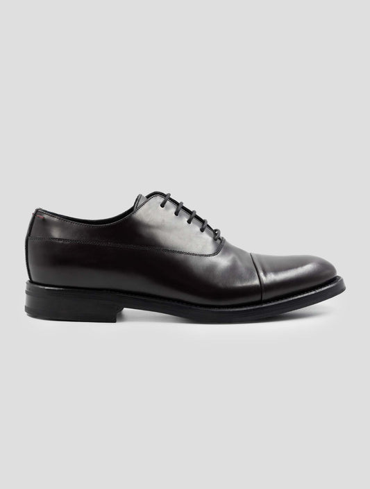 Kiton Burgundy Leather Dress Shoes