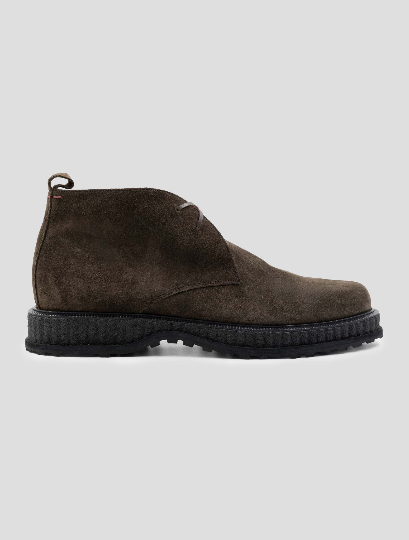 Kiton Brown Leather Suede Boots