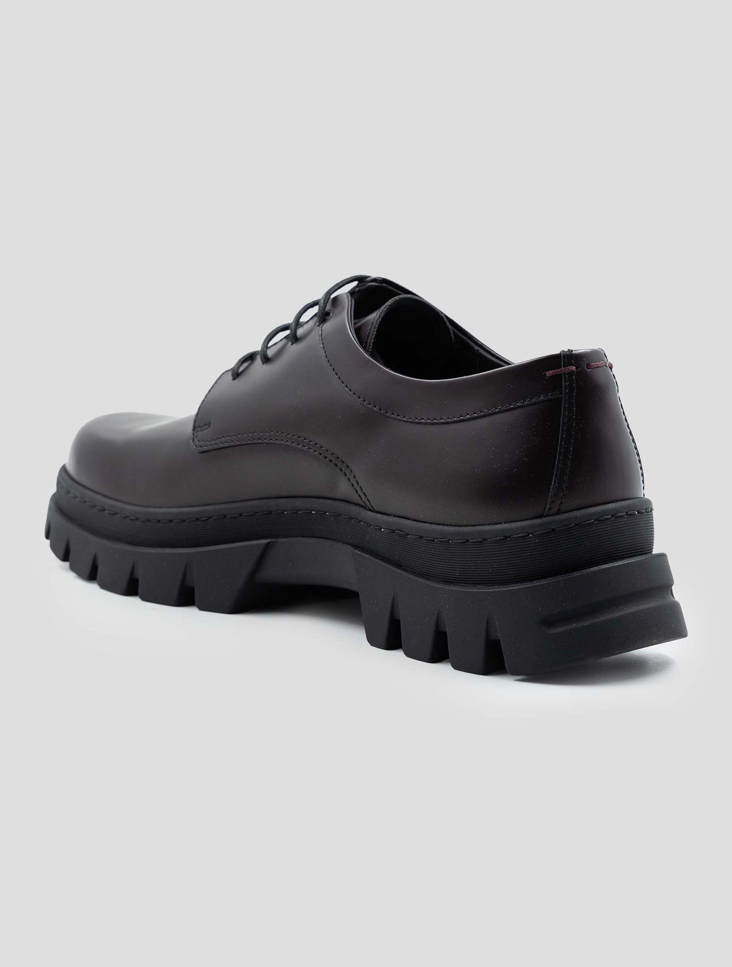 Kiton Burgundy Leather Dress Shoes
