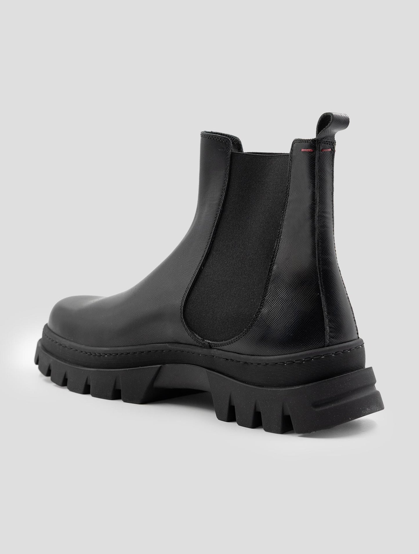 Kiton Black Leather Boots