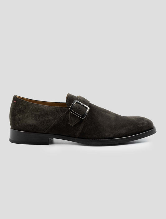 Kiton Brown Leather Suede Dress Shoes