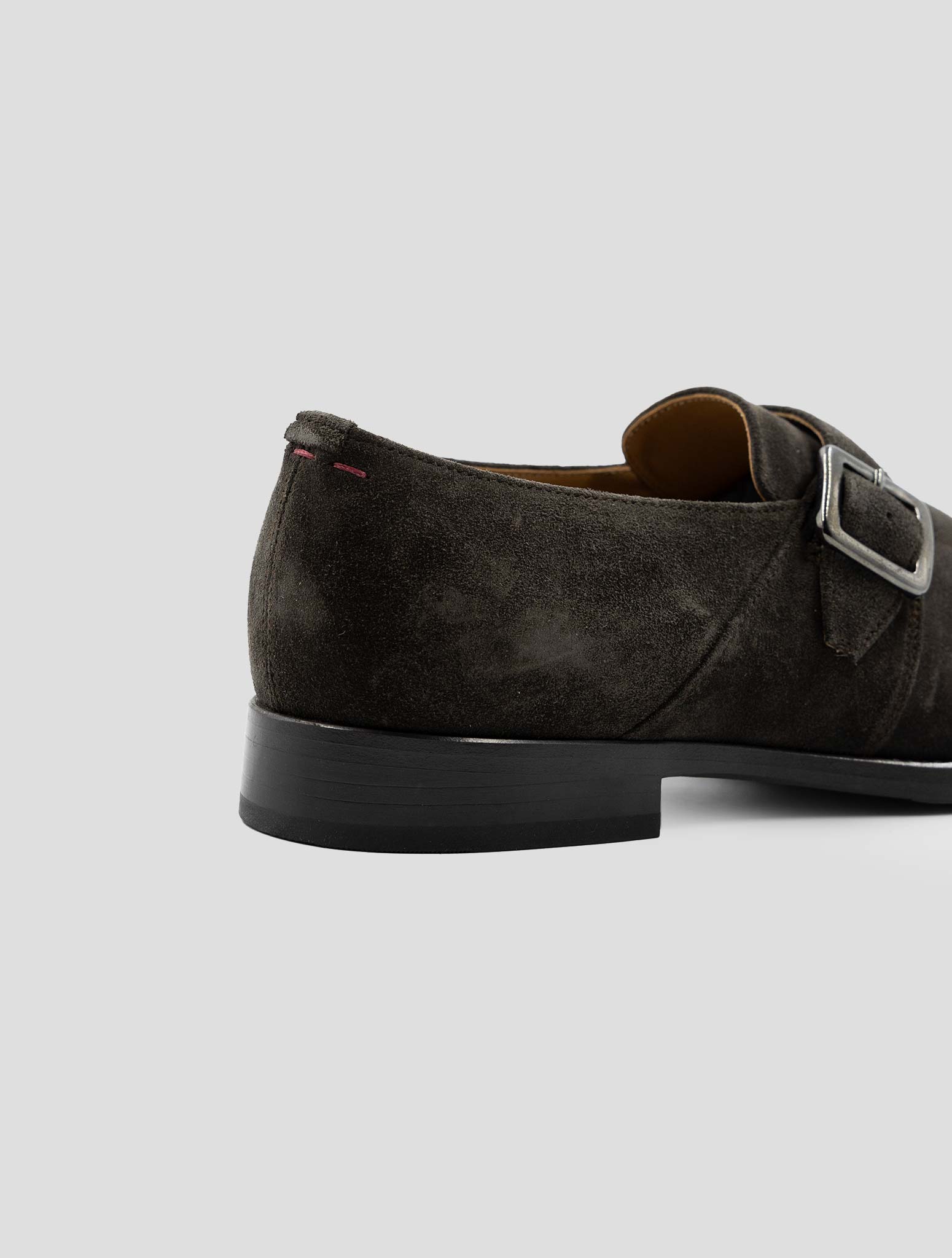 Kiton Brown Leather Suede Dress Shoes