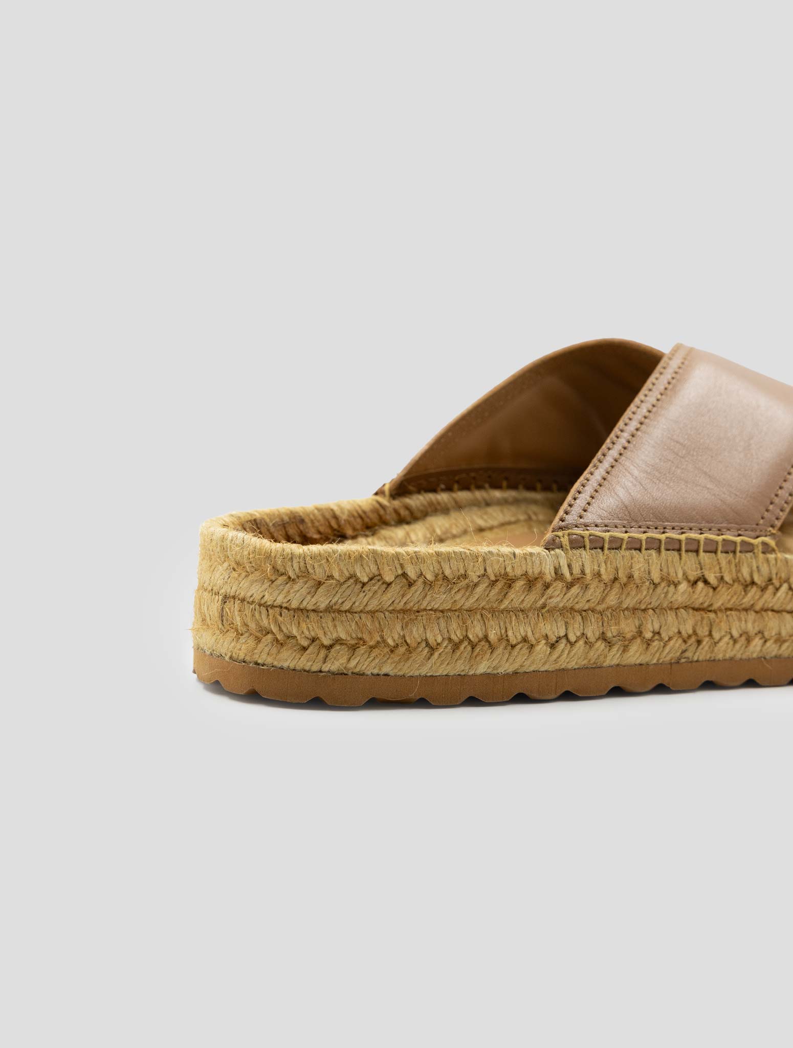 Kiton Brown Leather Sandals