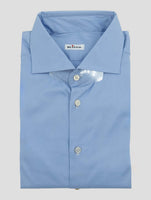 Kiton Light Blue Cotton Pa Ea Shirt