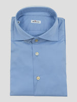 Kiton Light Blue Cotton Pa Ea Shirt