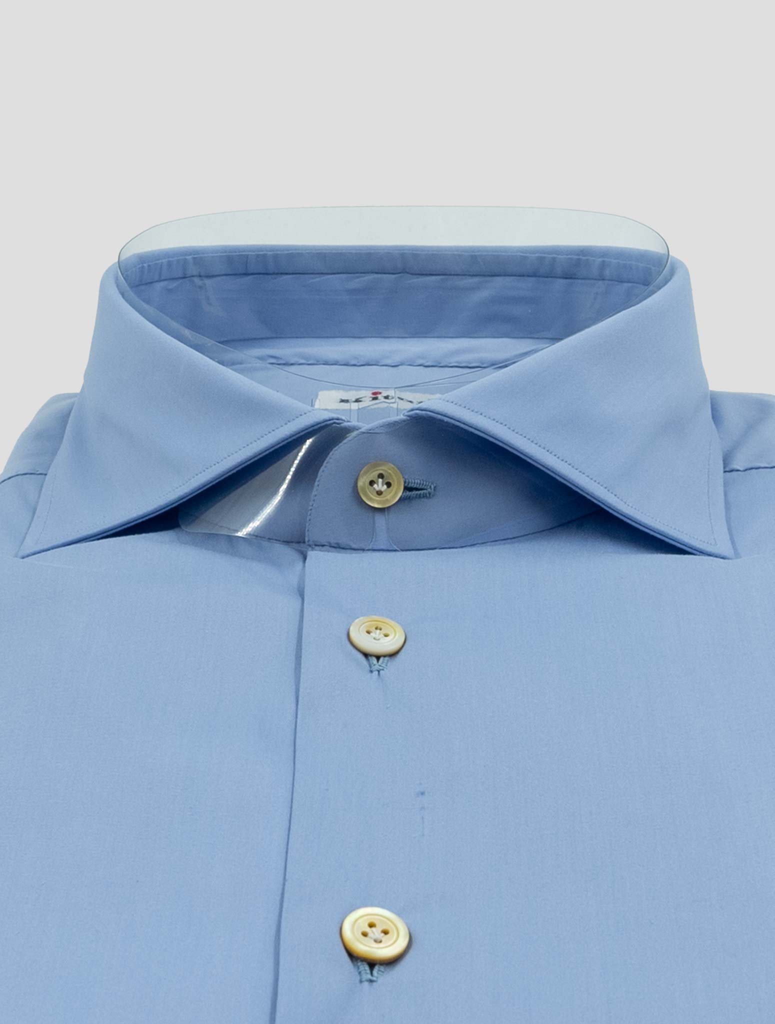 Kiton Light Blue Cotton Pa Ea Shirt