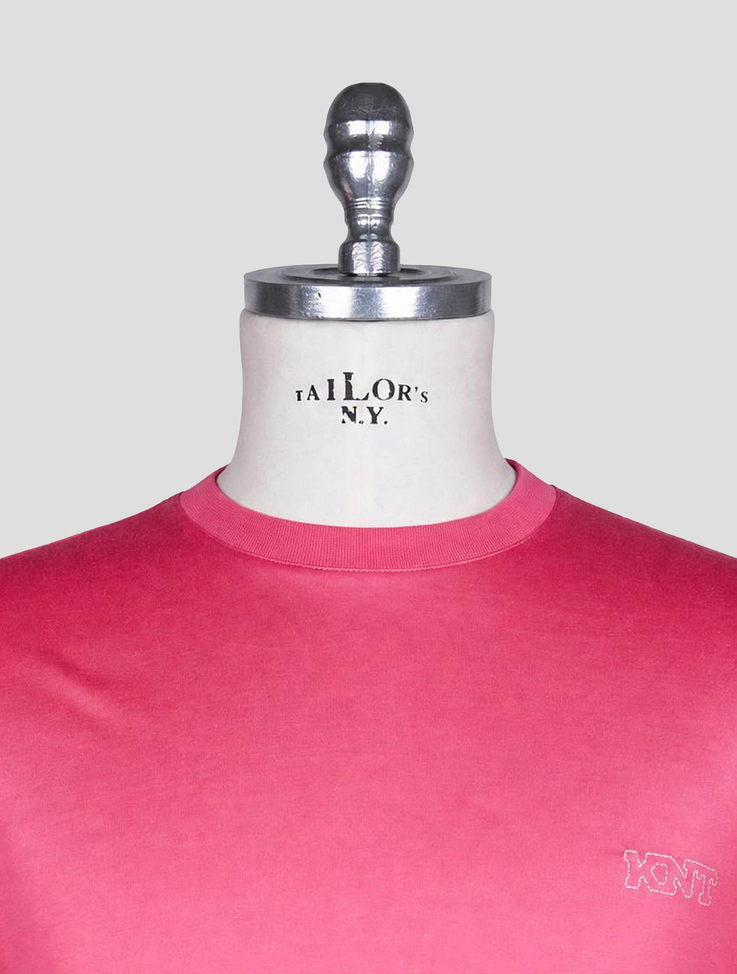 Kiton Knt Pink Cotton T-Shirt