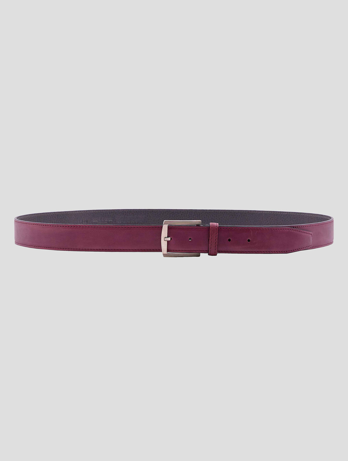Kiton Burgundy Leather Belt