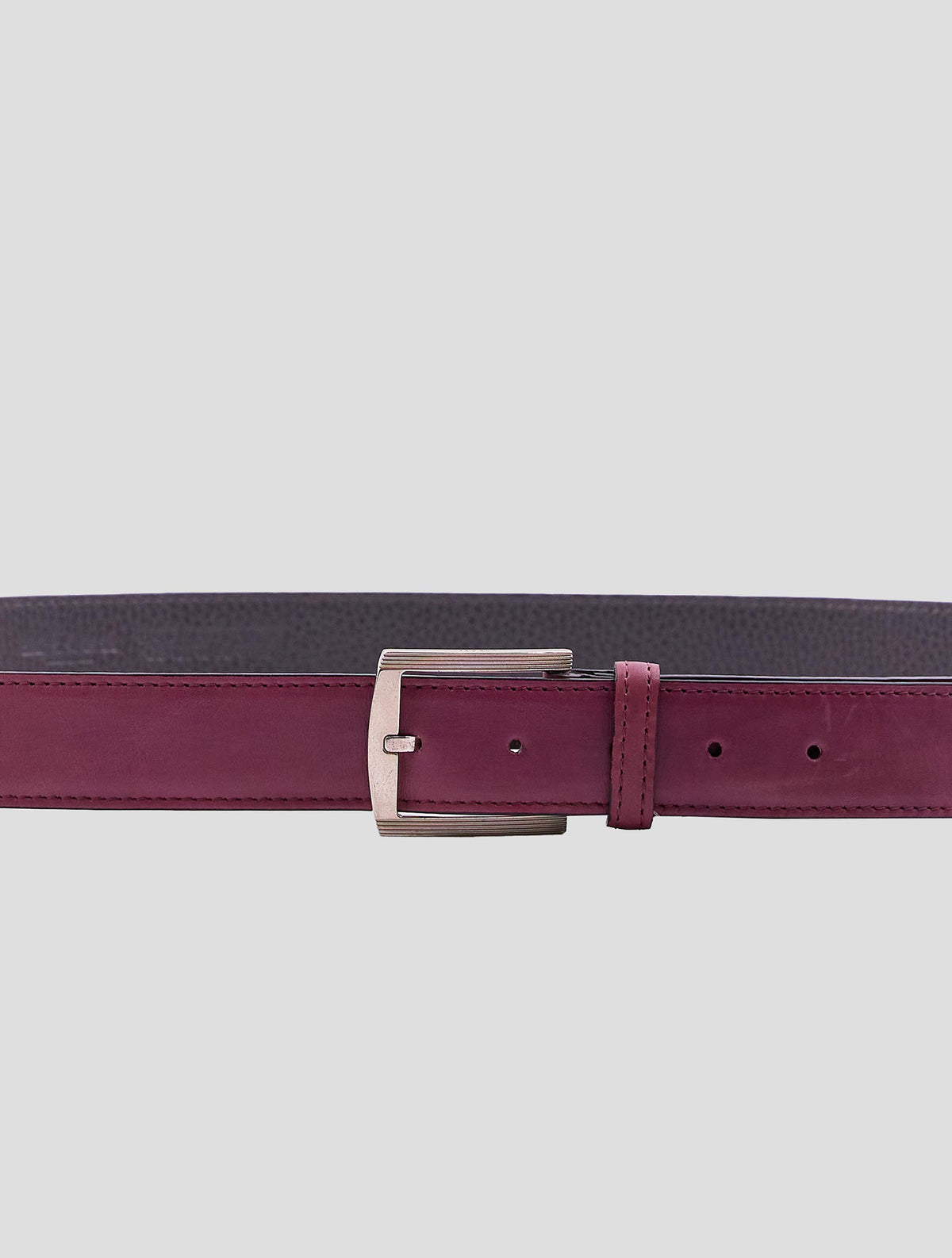 Kiton Burgundy Leather Belt