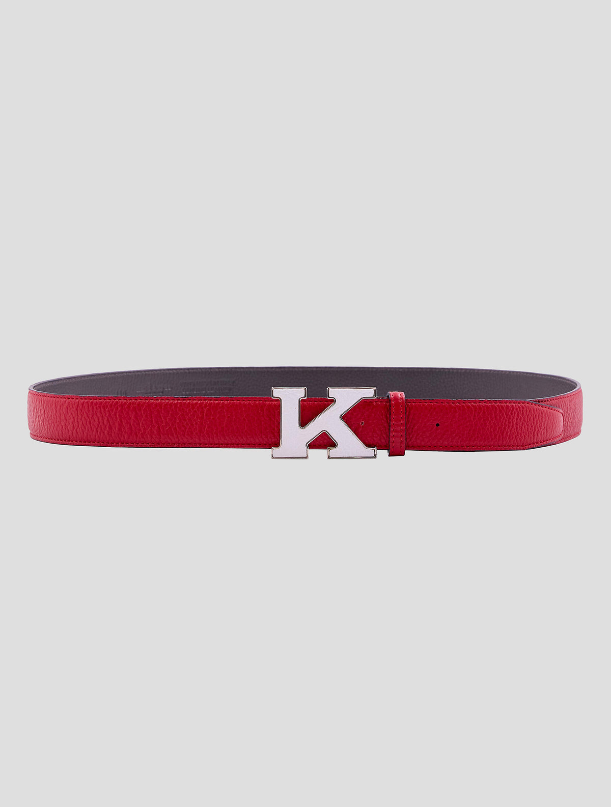 Kiton Red Leather Belt