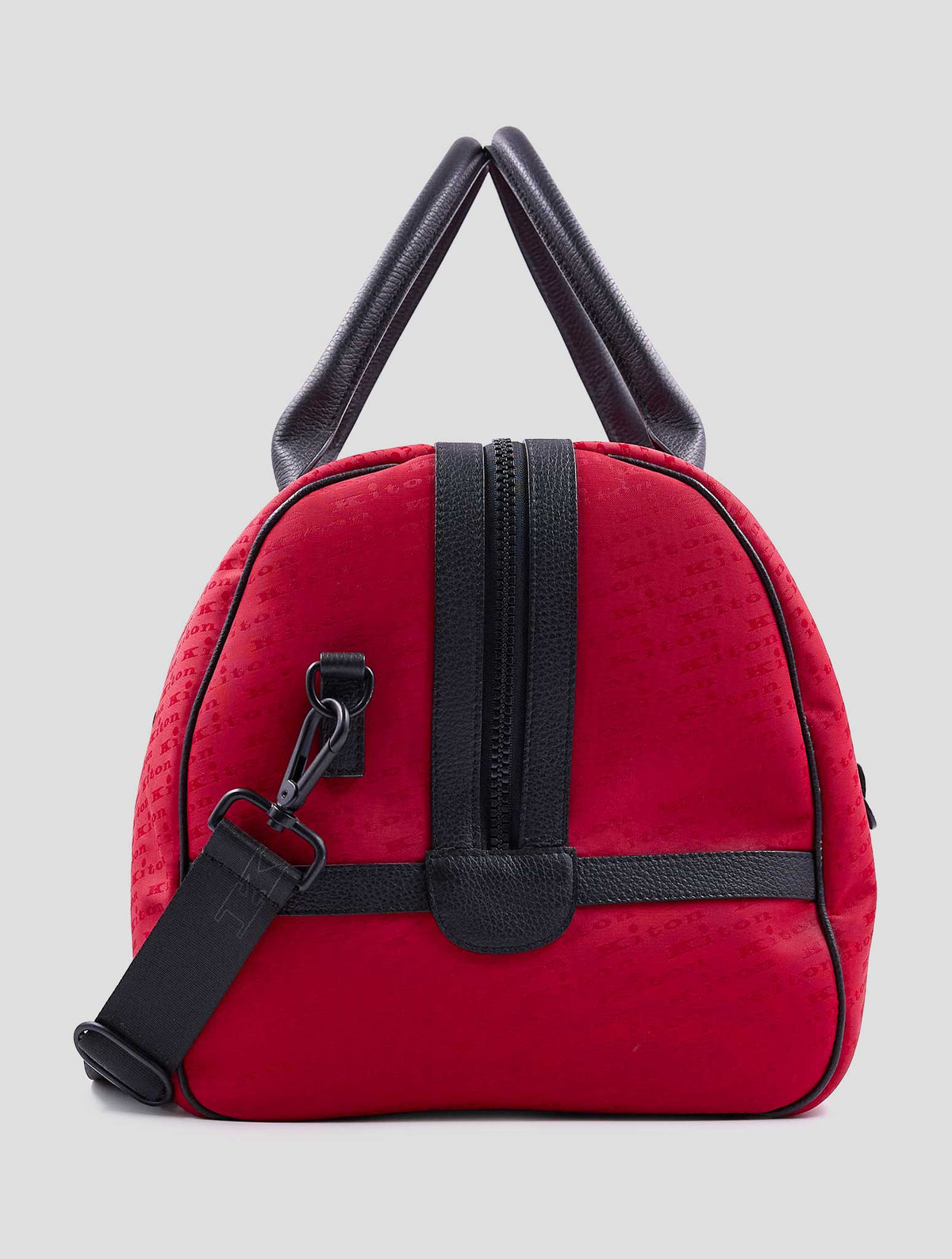 Kiton Red Pa Pl Leather Calf Travelbag