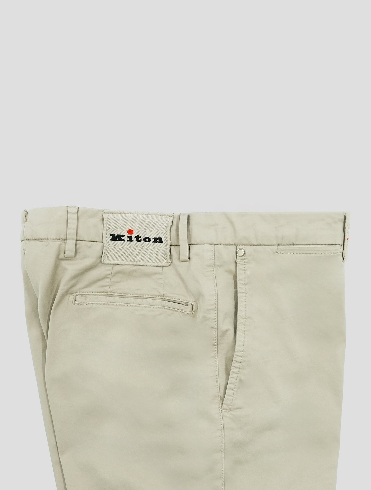 Kiton Beige Cotton Ea Pants