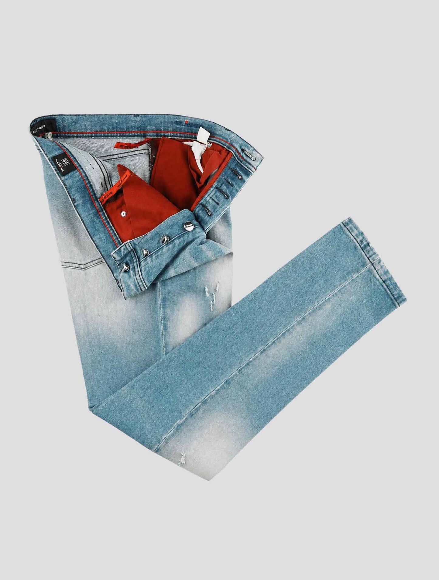 Kiton Blue Cotton Ea Jeans