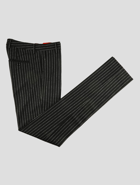 Kiton Black White Cashmere Ea Pants Women