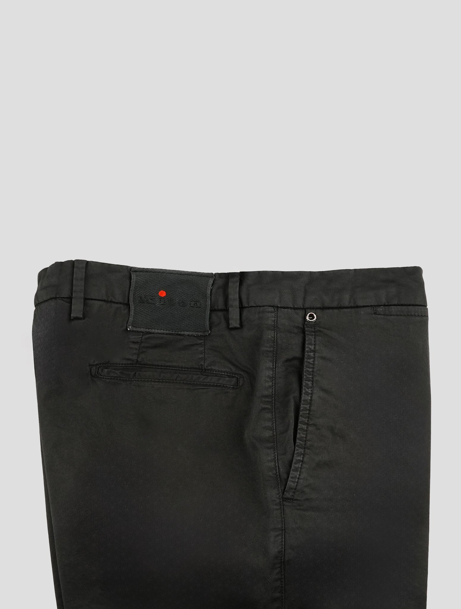 Kiton Black Cotton Ea Pants