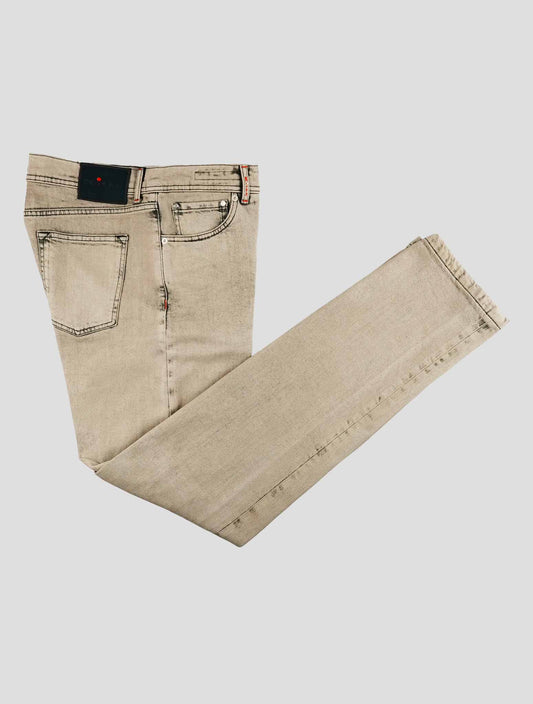 Kiton Gray Cotton Ea Limited Edition 15 of 54 Jeans