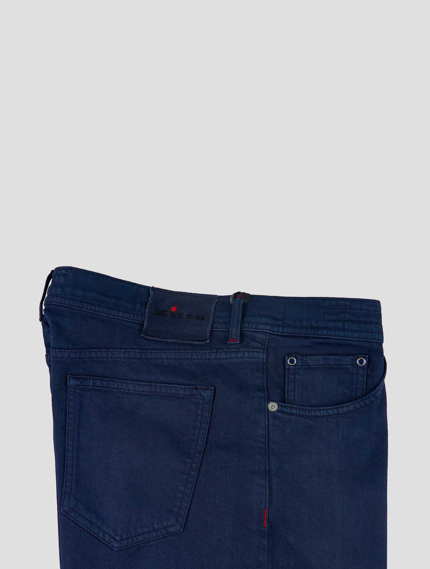 Kiton Blue Cotton Ea Jeans