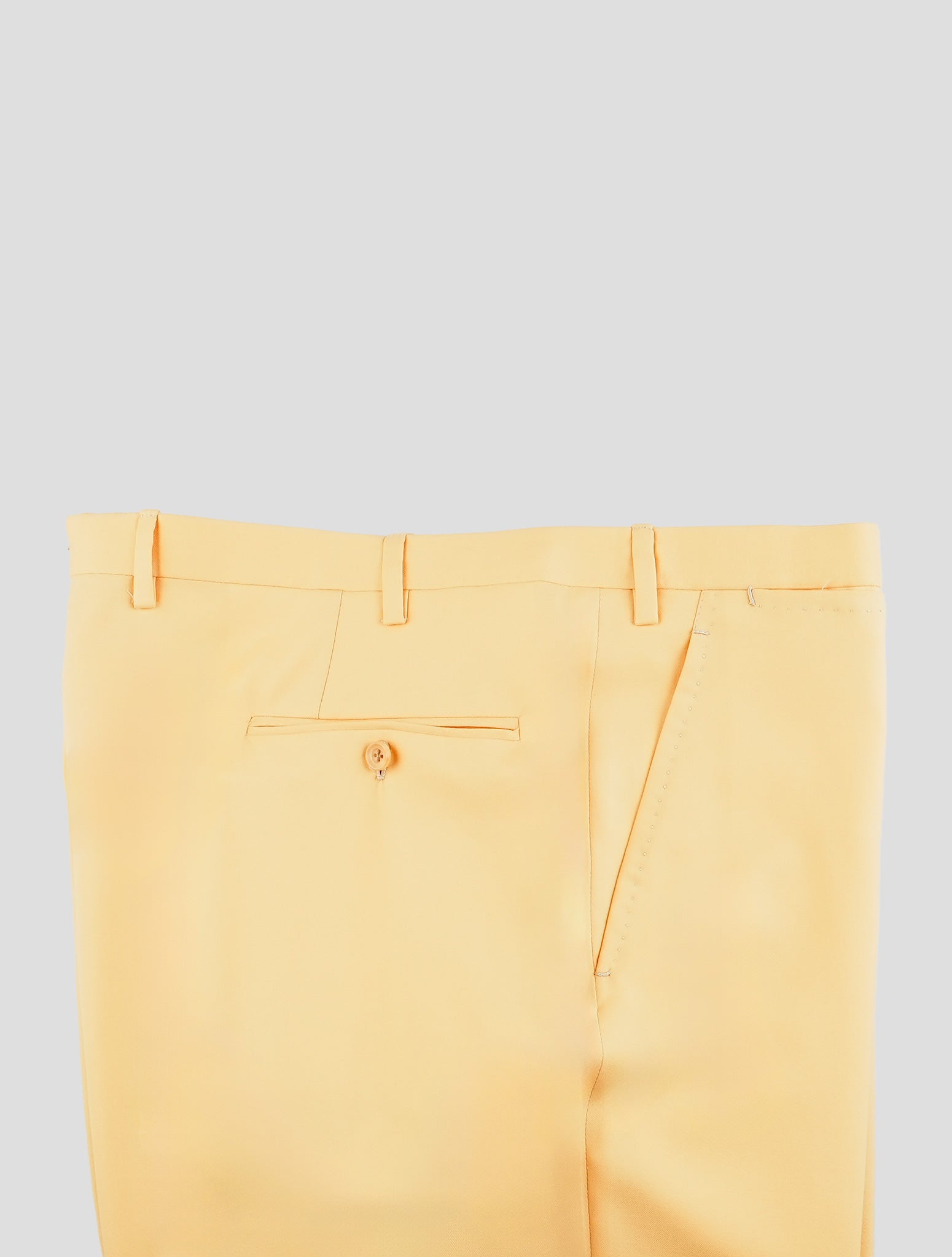 Kiton Yellow Cashmere Dress Pants