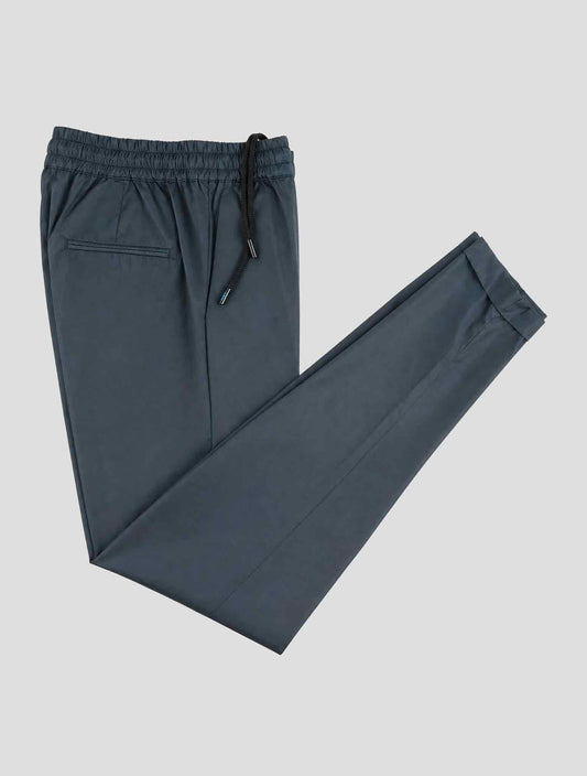 Kiton Knt Blue Pa Jogging Pants